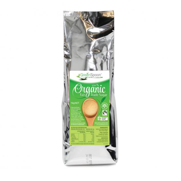 Green Spoon Fair Trade Organic Sugar 1kg