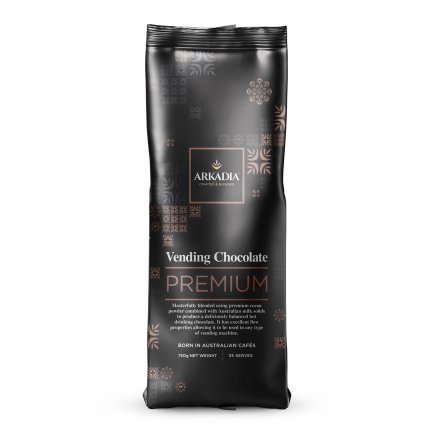 Arkadia Premium Vending Chocolate (Carton, 12 Bags)