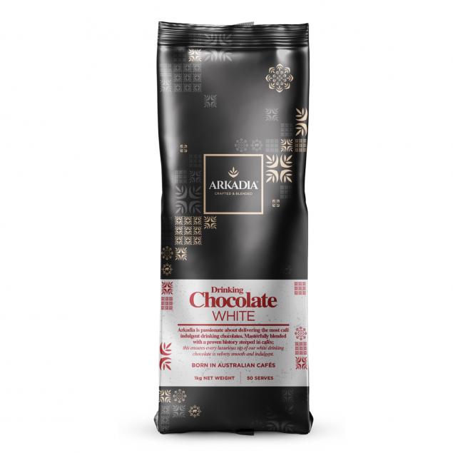 Arkadia White Drinking Chocolate 3 x 1kg bags