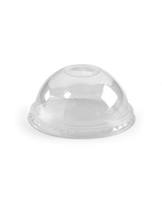 BioPak Clear Cup Lids - Dome | Flat